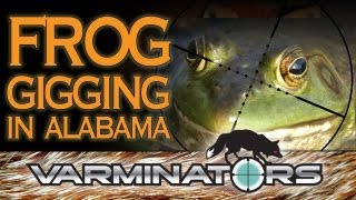 EXTREME Pest Control  Frog Gigging in Alabama [upl. by Vivyanne]