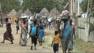 South Sudans Malakal residents flee fighting [upl. by Arocahs958]