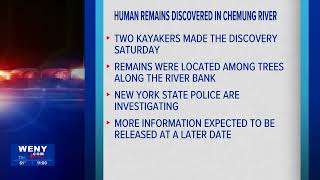 Human Remains Discovered in Chemung River Over the Weekend [upl. by Lim526]