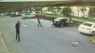 Lauderhill Police Release Surveillance Of PointBlank Shooting Outside Fish Market [upl. by Vetter748]