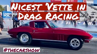 Nicest Corvette in Drag Racing  1966 327ci NHRA Super Stock SSHA Angelo DiCarlo Candy Apple Red [upl. by Lossa]