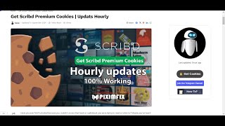 Get Scribd Premium Cookies  Updats Hourly [upl. by Jerroll369]