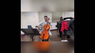 Pass 1st test of ABRSM Grade 1 Cello Performance at 2024 Distinction 132150 [upl. by Attemaj]