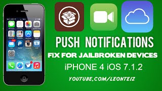 Fix Push Notifications and FaceTime  iMessage on iPhone 4 iOS 712 [upl. by Rillis]