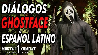 Mortal Kombat 1 Khaos Reigns  Diálogos de Ghostface en Español Latino [upl. by Eiramnaej304]