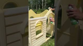 diy playhouse makeover😱 [upl. by Lolita]