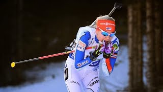 BIATHLON WOMEN SPRINT 09032018 World Cup 7 Kontiolahti Finland [upl. by Pennebaker]