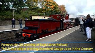 East Lancs Railway Autumn Steam Gala 2024 Furness 20 [upl. by Noorah]