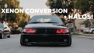 DIY Xenon Conversion  Halos  BMW E46 [upl. by Thomajan]