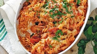 Quick Cheesy Pasta Bake  One Pot Chef [upl. by Neroc728]