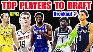 NBA Fantasy Basketball Top Players to Draft 2023 2024 [upl. by Toscano215]