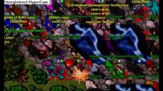 TIBIA Nova war inner circle vs deadalus [upl. by Aerdnod461]