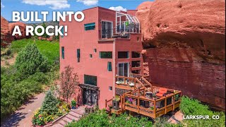 The Iconic Rock House  6619 Apache Pl  Larkspur CO [upl. by Cherish]