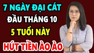 Lén Mua Vé Số 5 Con Giáp Hưởng Trọn Lộc Trời Đổi Đời Giàu To Đúng 7 Ngày Đầu Tháng 10 Âm Lịch [upl. by Gimble428]