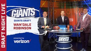 Giants Draft WanDale Robinson Analysis amp Reaction  New York Giants [upl. by Voleta]