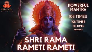 POWERFUL RAM mantra 108 times to remove negative energy  Shri Rama Rameti Rameti Mantra [upl. by Aleira]