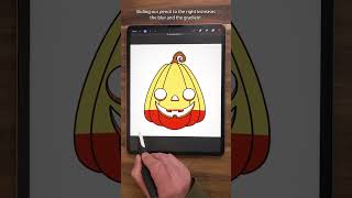 Procreate Tips 22 How To Create a Gradient shorts [upl. by Massingill]