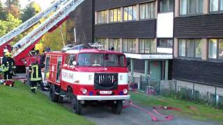 Feuerwehr Einsatz Unklare Rauchentwicklung im IFA Hotel Schöneck [upl. by Lenehc729]