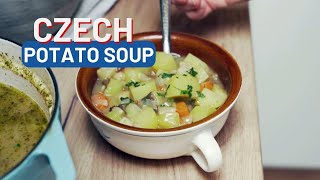 Czech Potato Soup Bramboracka [upl. by Wong]