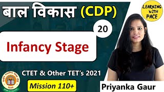 CDP20  Infancy Stage  Stages of Development  By Priyanka Gaur [upl. by Endaira265]