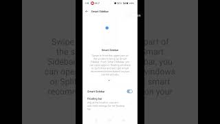 Enable smart sidebar in Realme narzo 70turbo [upl. by Htabazile]