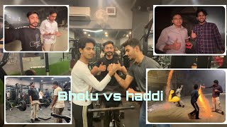 Bholu Pehalwan Vs Haddi Pehalwan 😂  Gym Toh Bad Pajja te Sarre Boom Sutt ke💥💥 [upl. by Stich208]