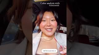 Revolutionary Color Analysis Transformation Unveiled shorts coloranalysis skintone skintones [upl. by Ardnazxela721]