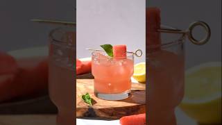 Watermelon🍉Basil gin smash🍥 cockatiel cocktail cocktails [upl. by Iggie773]