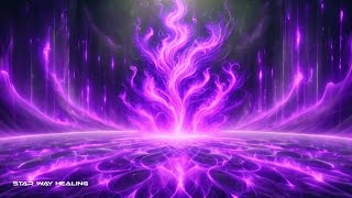 963Hz VIOLET FLAME • BREAK KARMIC CONTRACTS amp TIES • LIBERATION • REIKI [upl. by Ennovoj]