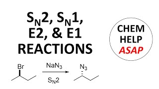 classifying SN2 SN1 E2 amp E1 reactions [upl. by Lesna185]