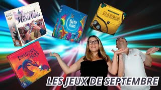 Les Prochaines Sorties De Jeux De Société  Septembre 2024 [upl. by Forkey]