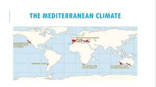 Warm Climates  Mediterranean Climate  Climates amp Human Activities [upl. by Riti]