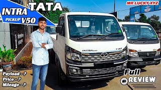 BEST TATA INTRA V50 Pickup turk 2024  full review specifications price payload [upl. by Helse]