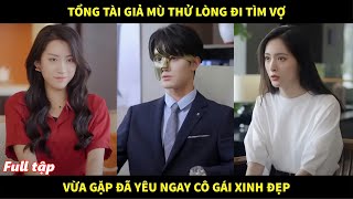 Tổng Tài giả mù thử lòng đi tìm vợ vừa gặp đã yêu ngay cô gái xinh đẹp muốn kết hôn cùng anh [upl. by Annyl109]