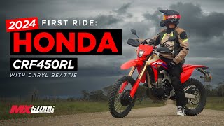 2024 CRF450RL with Daryl Beattie  Is this the ultimate Dual Sport Adventure Bike [upl. by Parker]