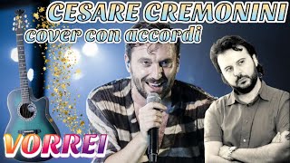 Cover VORREI dei LUNAPOP  Accordi e Arpeggio  CESARE CREMONINI [upl. by Palua]