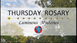 Thursday Rosary • Luminous Mysteries of the Rosary 💚 September 26 2024 VIRTUAL ROSARY  MEDITATION [upl. by Leda874]