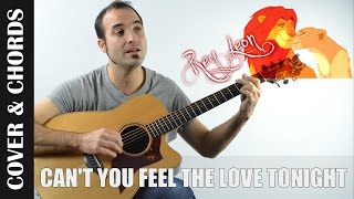 Can you feel the love tonight  BSO Rey Leon Es la noche del amor COVER Letra y Acordes [upl. by Eivlys]