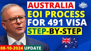 Australia EOI StepByStep for 491 Visa Complete Guide  Australia Visa Update [upl. by Talanian698]