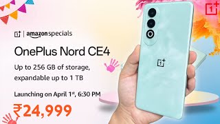 OnePlus Nord CE 4 5G  India Launch  OnePlus Nord CE 4 5G Price in India amp Specs  SD 7 GEN 3 🔥 [upl. by Opalina]