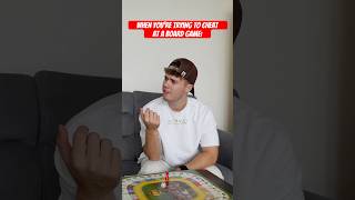 When youre trying to cheat at a board game♟️🤣 funny jokes comedy jokeing funnyvideo cheat [upl. by Idoj293]