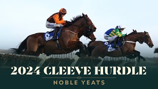 GRAND NATIONAL WINNER NOBLE YEATS HOLDS OFF PAISLEY PARK IN THRILLING CLEEVE HURDLE [upl. by Tisha]