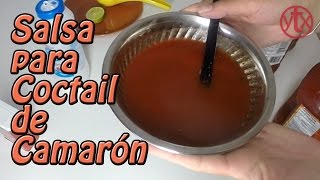 Salsa para coctail de camarón mexicano [upl. by Sale]