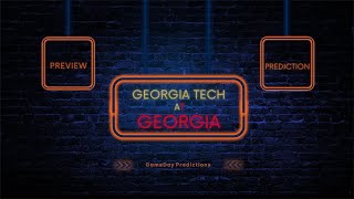 Georgia Tech vs Georgia Football Preview amp Prediction [upl. by Ardaed]