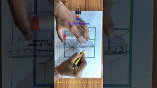 Detail Isometric Floor Plan with Measurement  how to sketch a floor plan home shorts house [upl. by Duston]