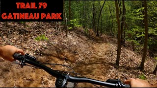 Trail 79  Gatineau Park Mountain Biking  Chelsea Quebec [upl. by Behrens238]