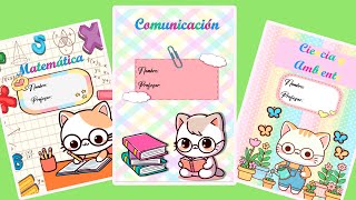 Como hacer CARATULAS BONITAS EN WORD  PORTADAS KAWAII ✨✨✨  ARCHIVO GRATIS EN WORD EDITABLE [upl. by Naima182]