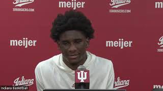 IU basketball summer QampA with Kaleb Banks [upl. by Smitt]