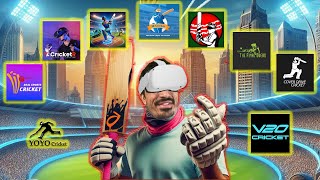 playing EVERY VR CRICKET game in ONE VIDEO  Best to Worst  Meta Quest 2  3 Oculus Store [upl. by Melnick]