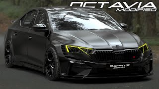 Skoda OCTAVIA VRS 2024 Facelift HARDCORE Widebody MODIFIED Concept [upl. by Daney]